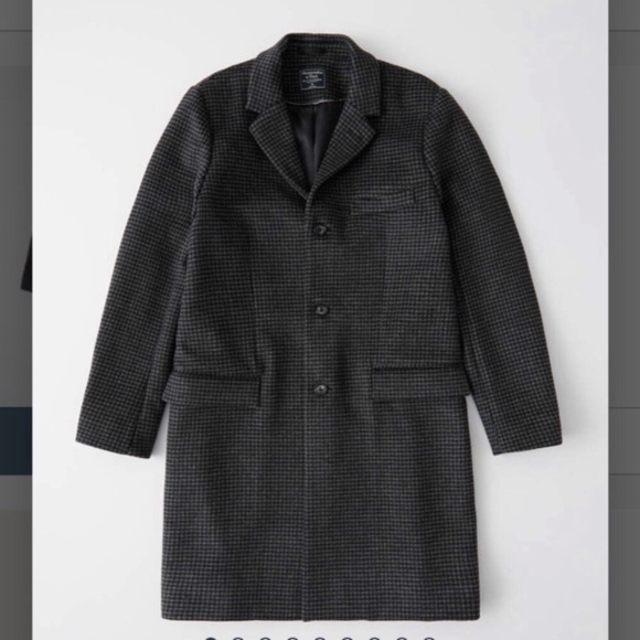 Abercrombie Houndstooth Coat - Picture 2 of 6